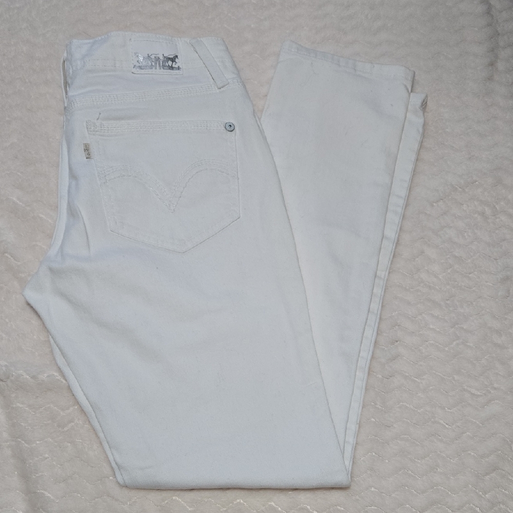 Levi's 524 Skinny Women's White Jeans